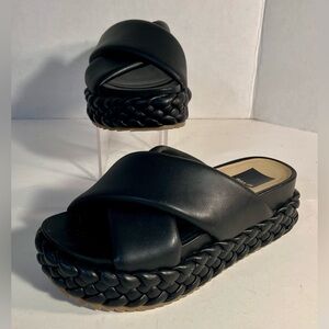 DOLCE VITA Black Blume Sandal NWOT Display Pair Women’s Size: 6